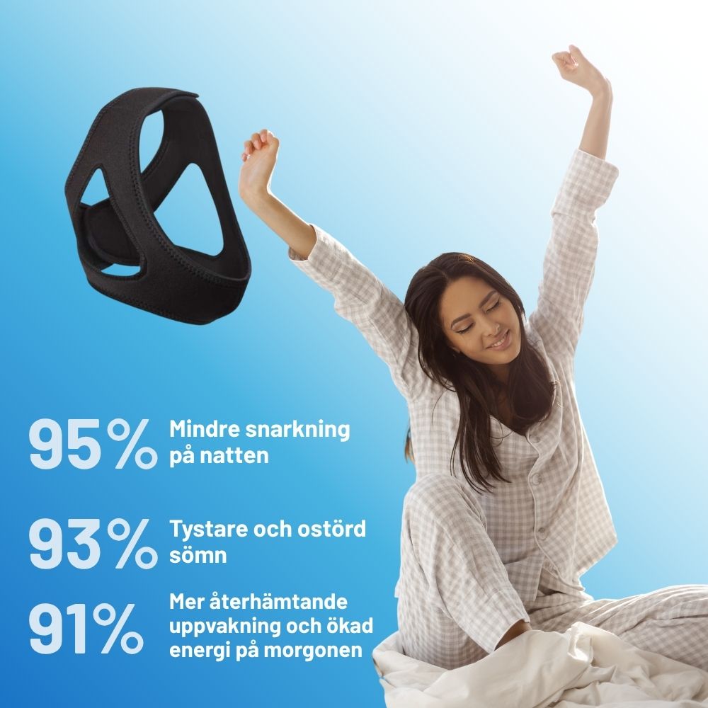 SleepEase™ | Anti-Snarkning & Sömnförbättring Band