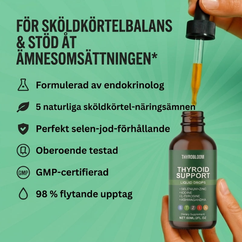 ThyroBloom™ | Naturligt sköldkörtel-komplex för kvinnor