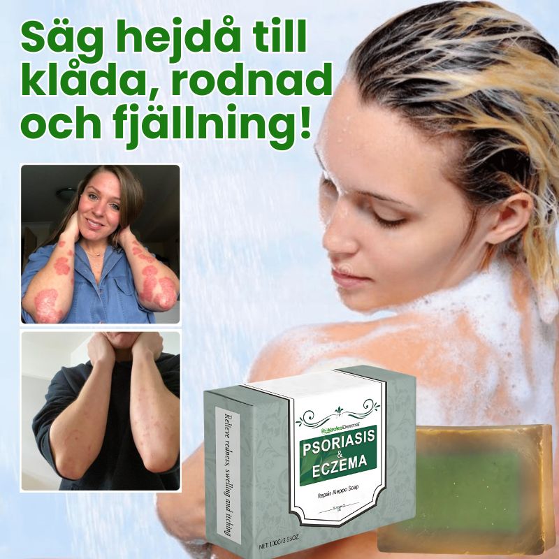 KrokoDerma™ | Krokodiloljetvål för psoriasis och eksem