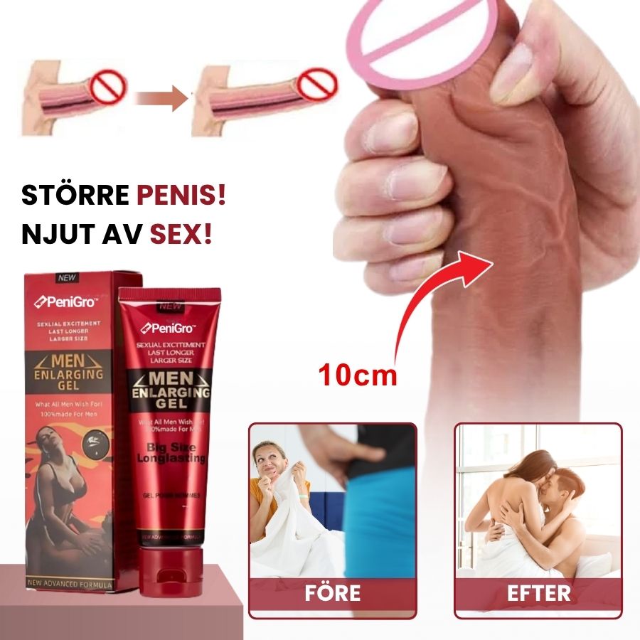PeniGro™ | Förstoringsgel för män