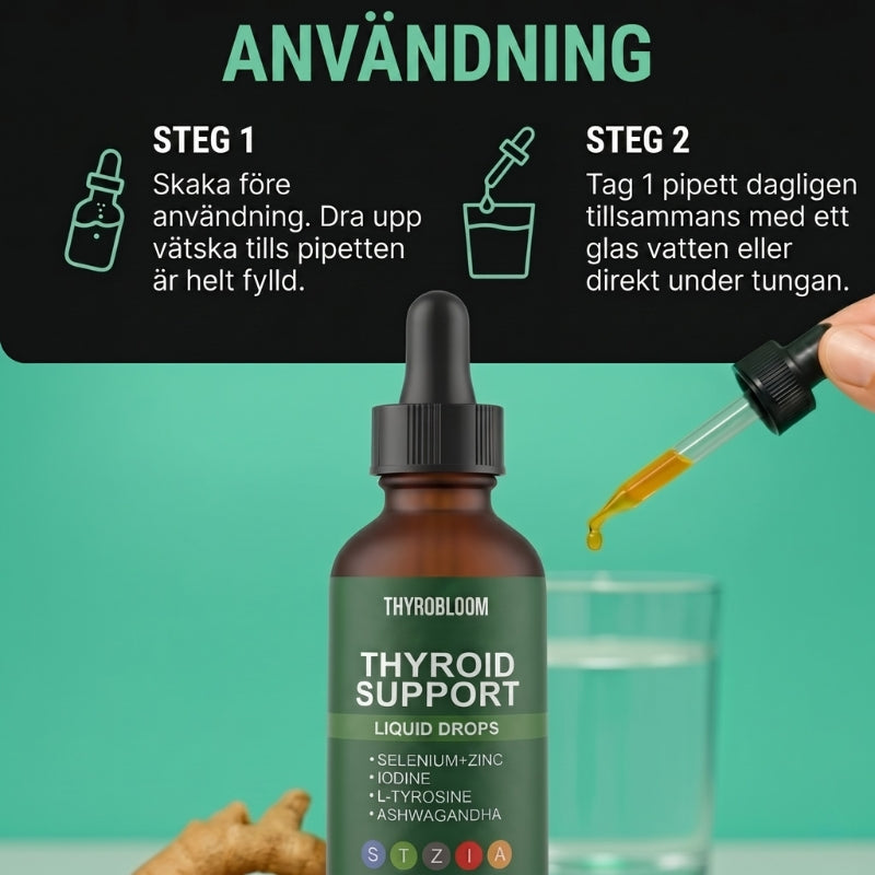 ThyroBloom™ | Naturligt sköldkörtel-komplex för kvinnor