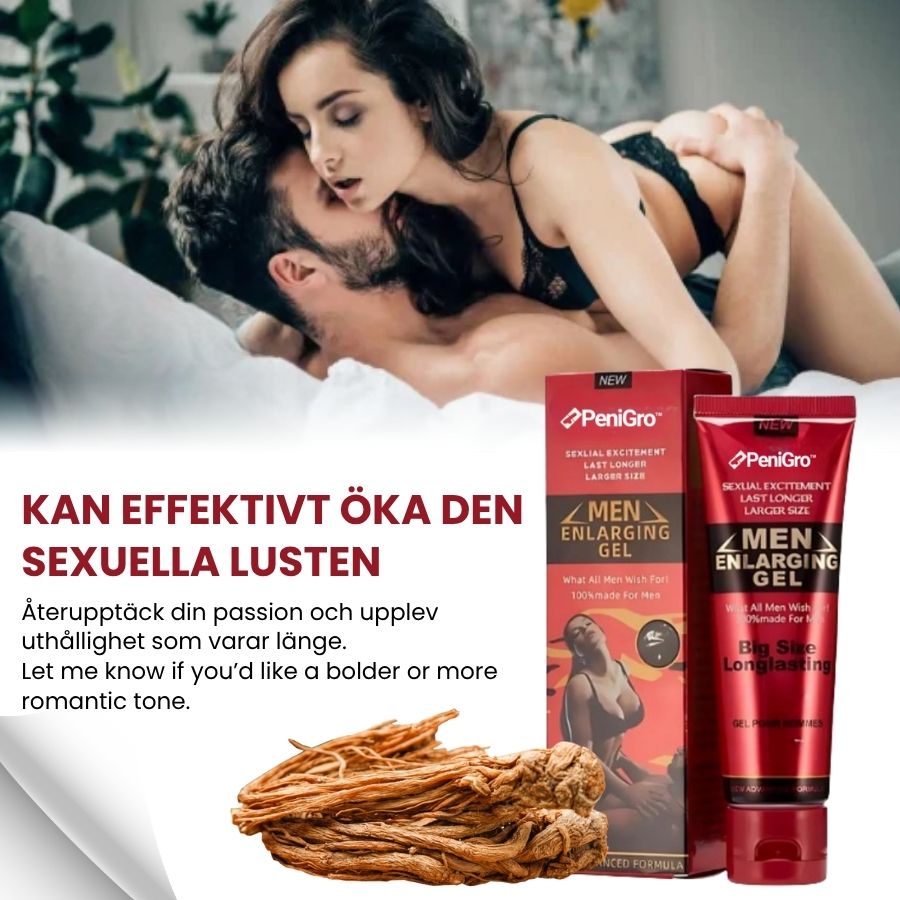 PeniGro™ | Förstoringsgel för män