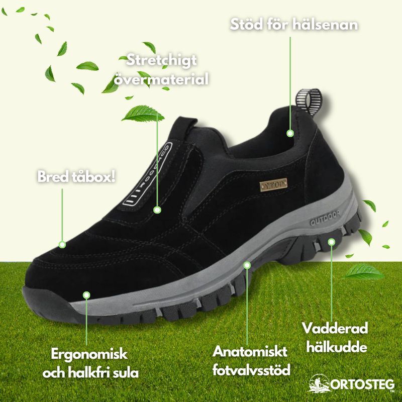 OrtoSteg™ | Herrens Ortopediska Utomhusskor