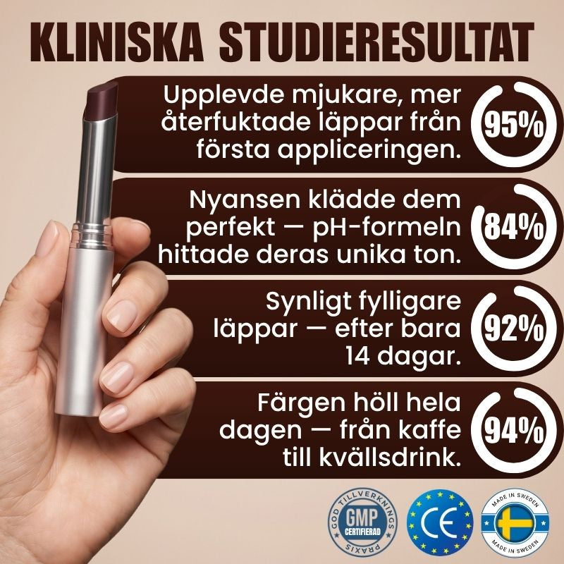 NectaNoir™ | 100 % Honungsläppstift med pH-reaktiv Färg