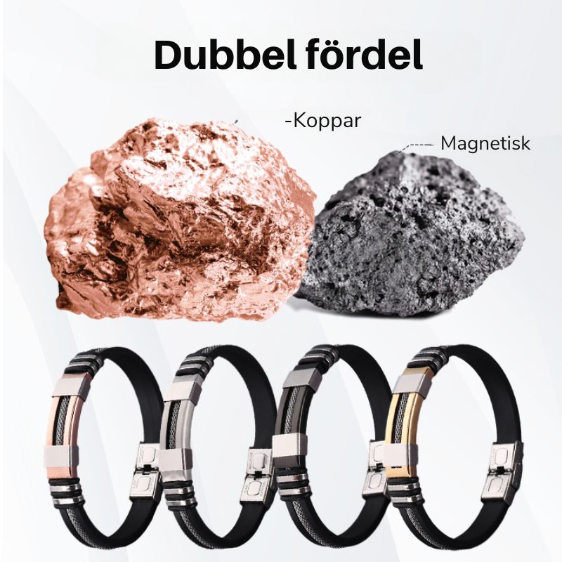 ProstataBoost™ Band | Magnetisk koppararmband