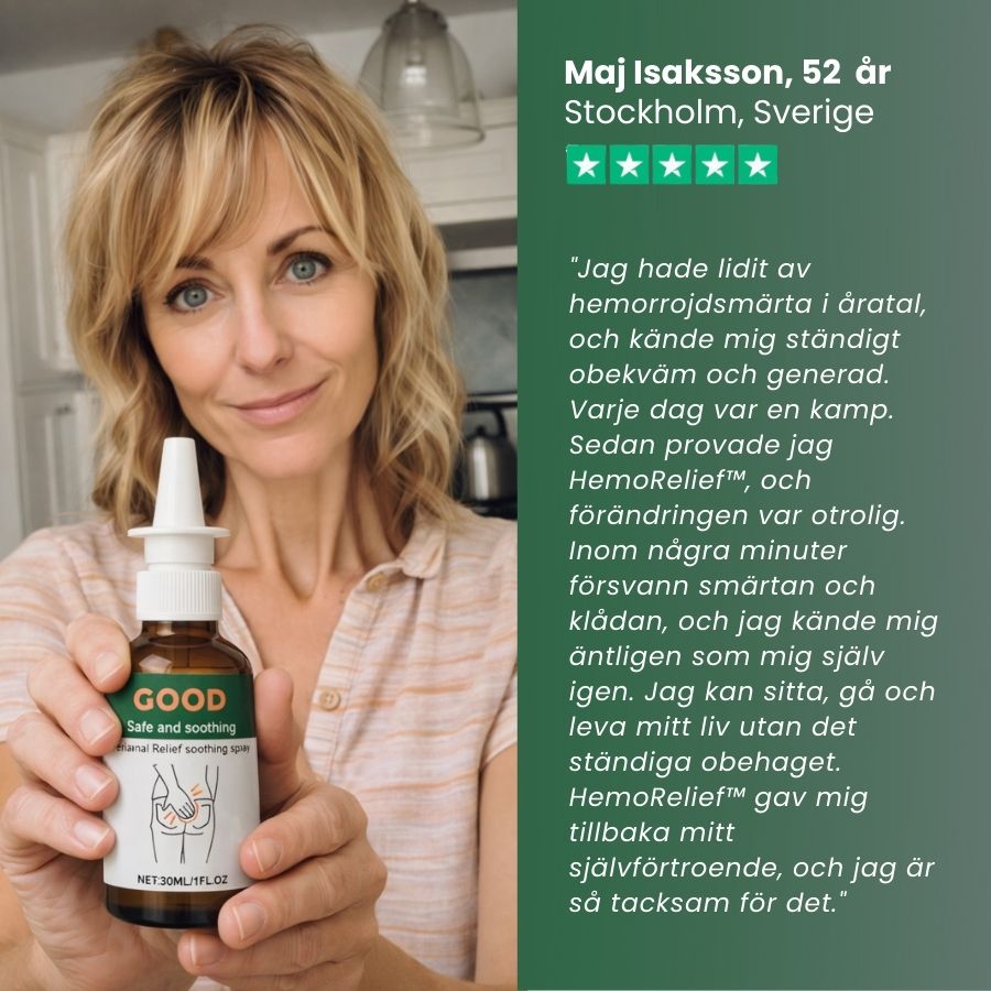 HemoRelief™ | Snabbverkande Hemorrojd-Spray