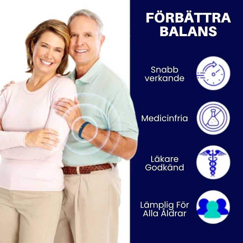 BalansBand™ | Jonisk Avkoppling Mobilitets Balans Armband