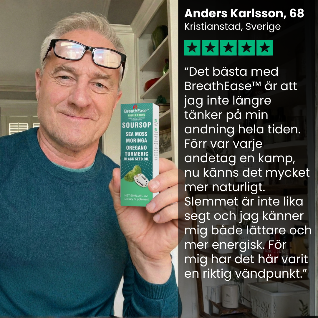BreathEase™ | Växtbaserad spray mot slem