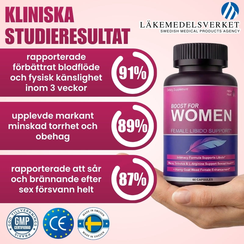 BloomBliss™ | Naturlig lustbooster för kvinnor