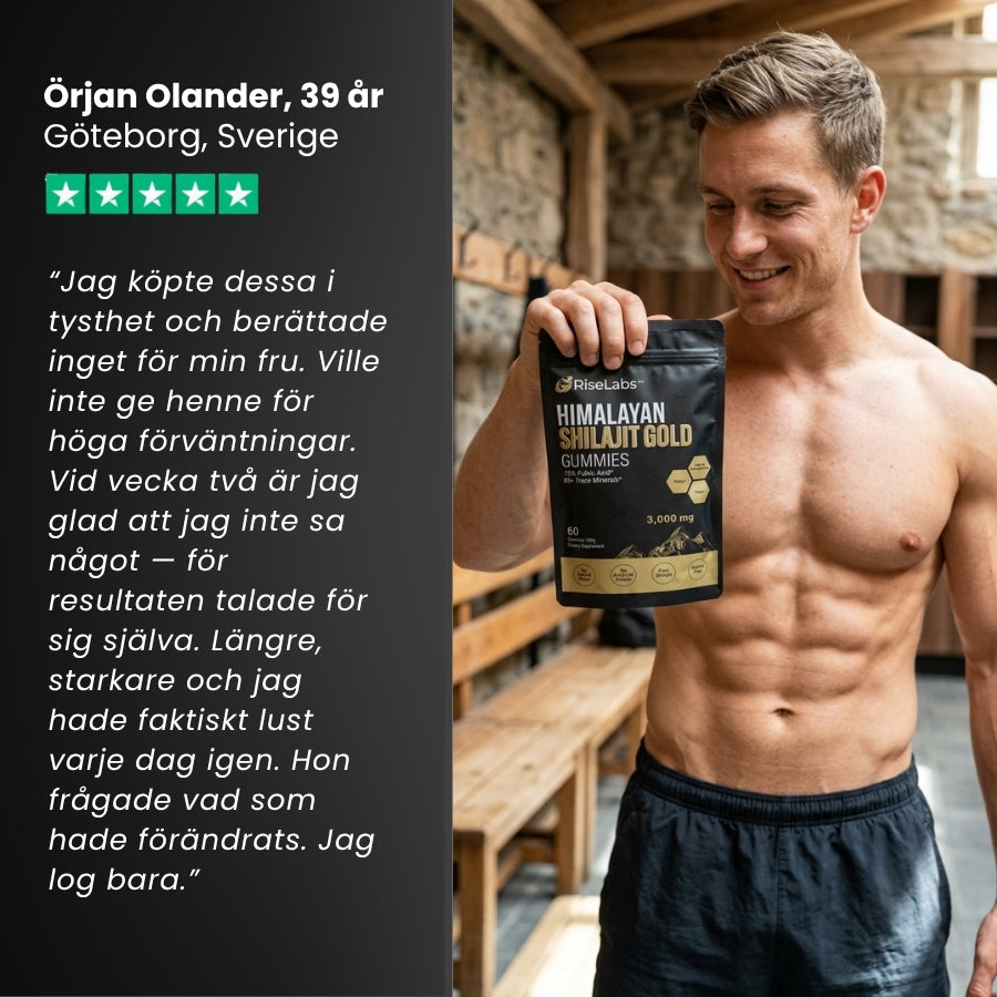 RiseLabs™ | Himalaya Shilajit-gummies för manlig vitalitet