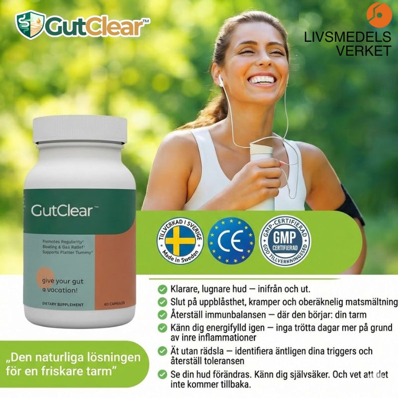 GutClear™ | Tarmbarriärreparationskapslar