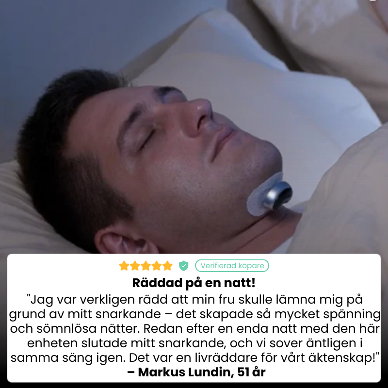 SnoreZero™ | EMS-anti-snarkningsenhet