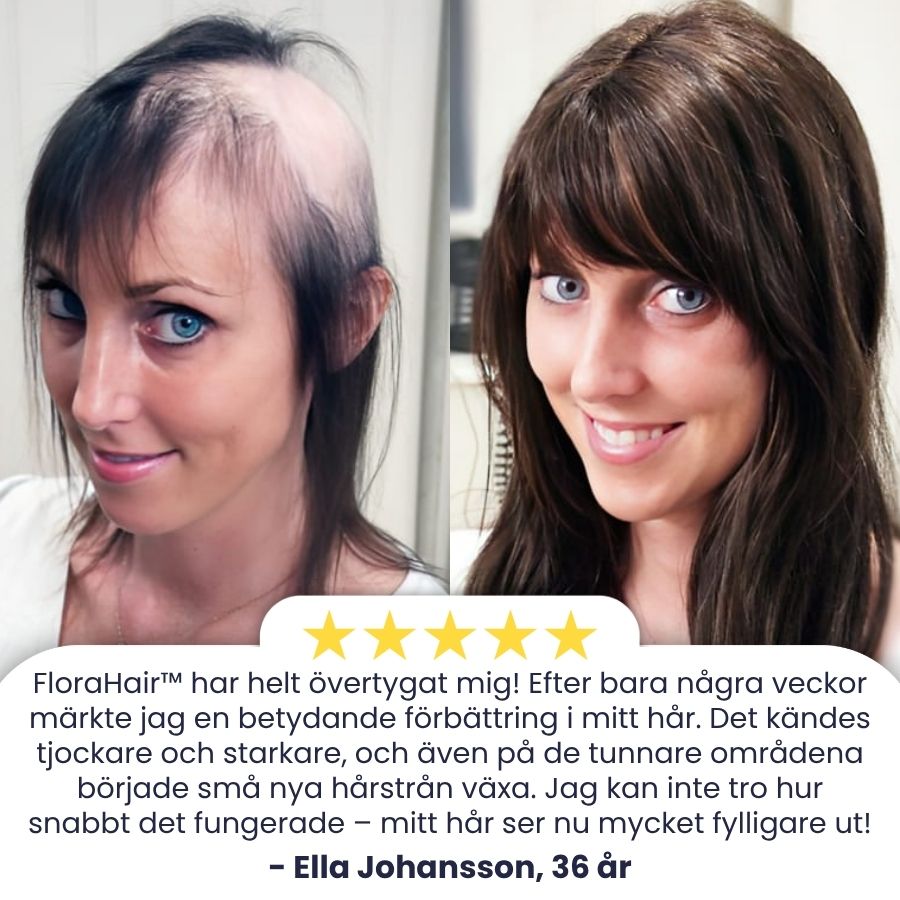 FloraHair™ | Vegansk Hårolja