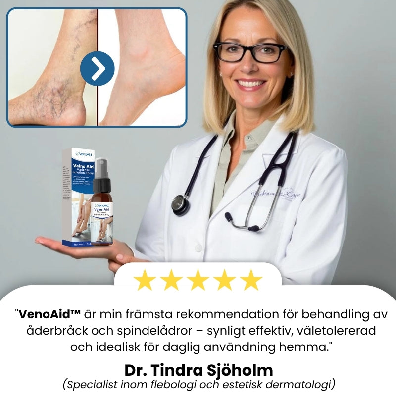 VenoAid™ | Åderbråckslösning Spray