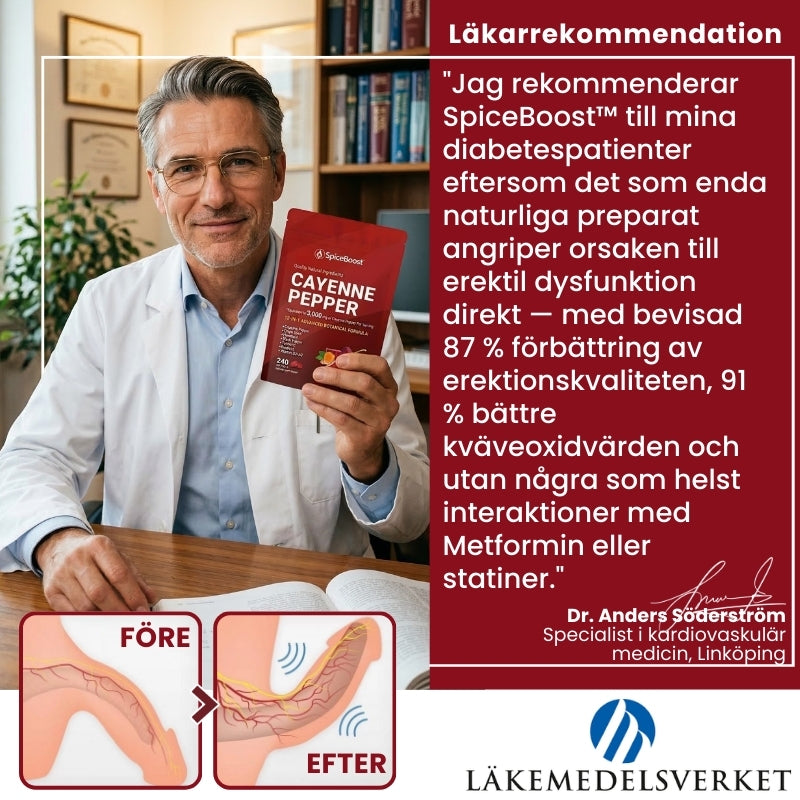 SpiceBoost™ | Koncentrerad cayennepeppar mot erektil dysfunktion