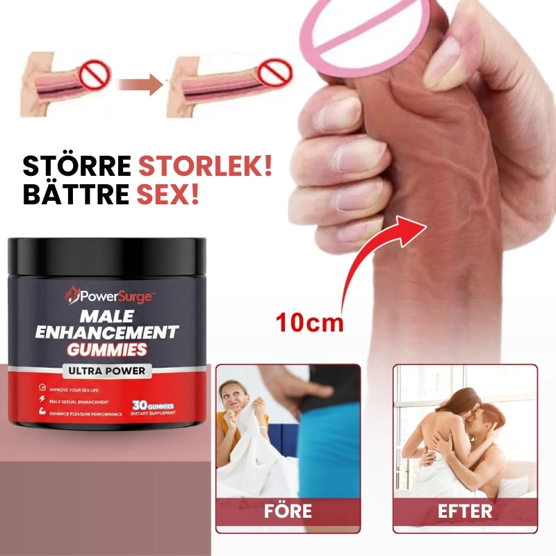 PowerSurge™ | Potens-Gummis för Män