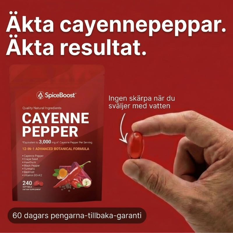SpiceBoost™ | Koncentrerad cayennepeppar mot erektil dysfunktion
