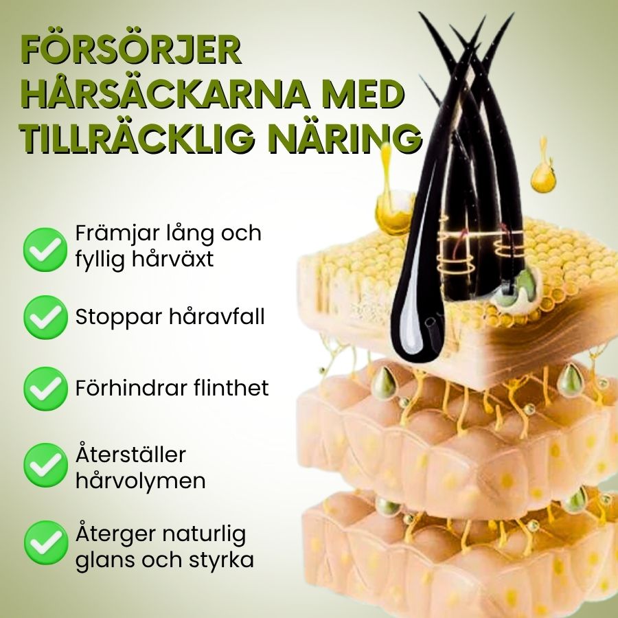 FloraHair™ | Vegansk Hårolja