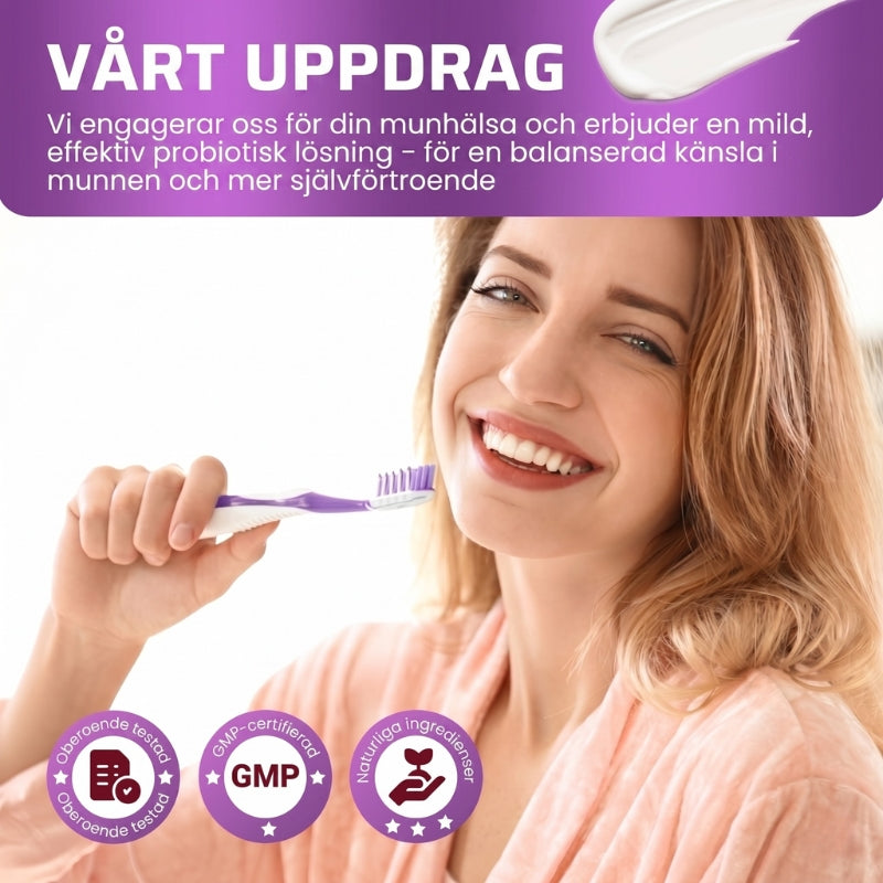 AstraGlow™ | 8 % nHAP, högeffektiv tandkräm för munvården