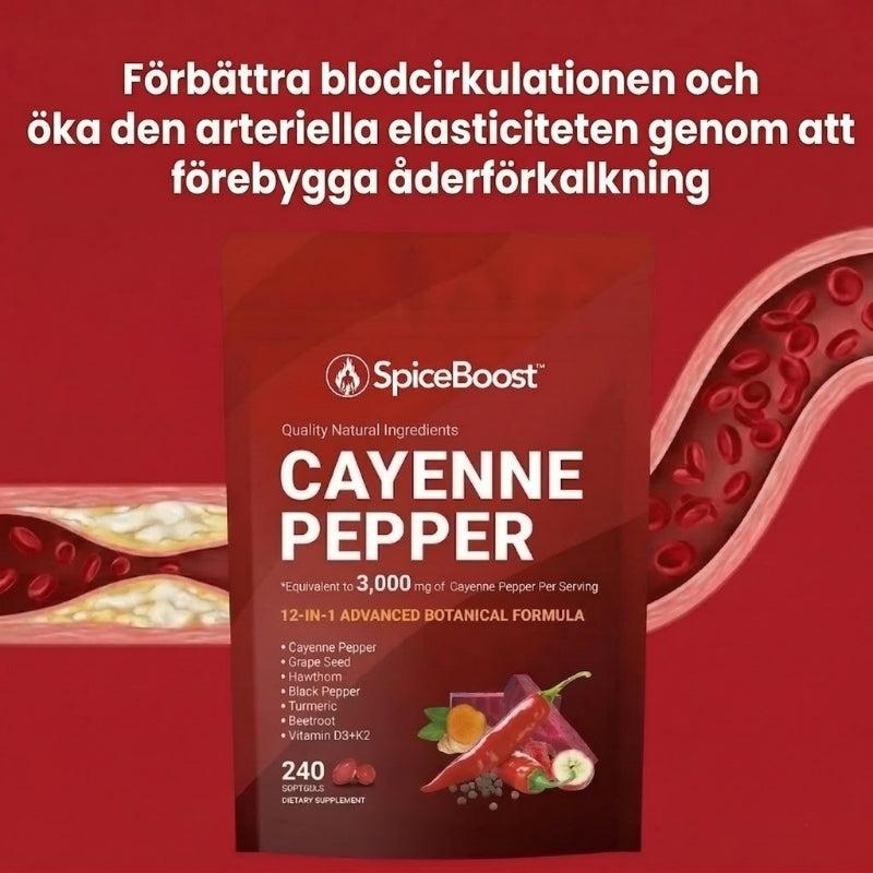 SpiceBoost™ | Koncentrerad cayennepeppar mot erektil dysfunktion