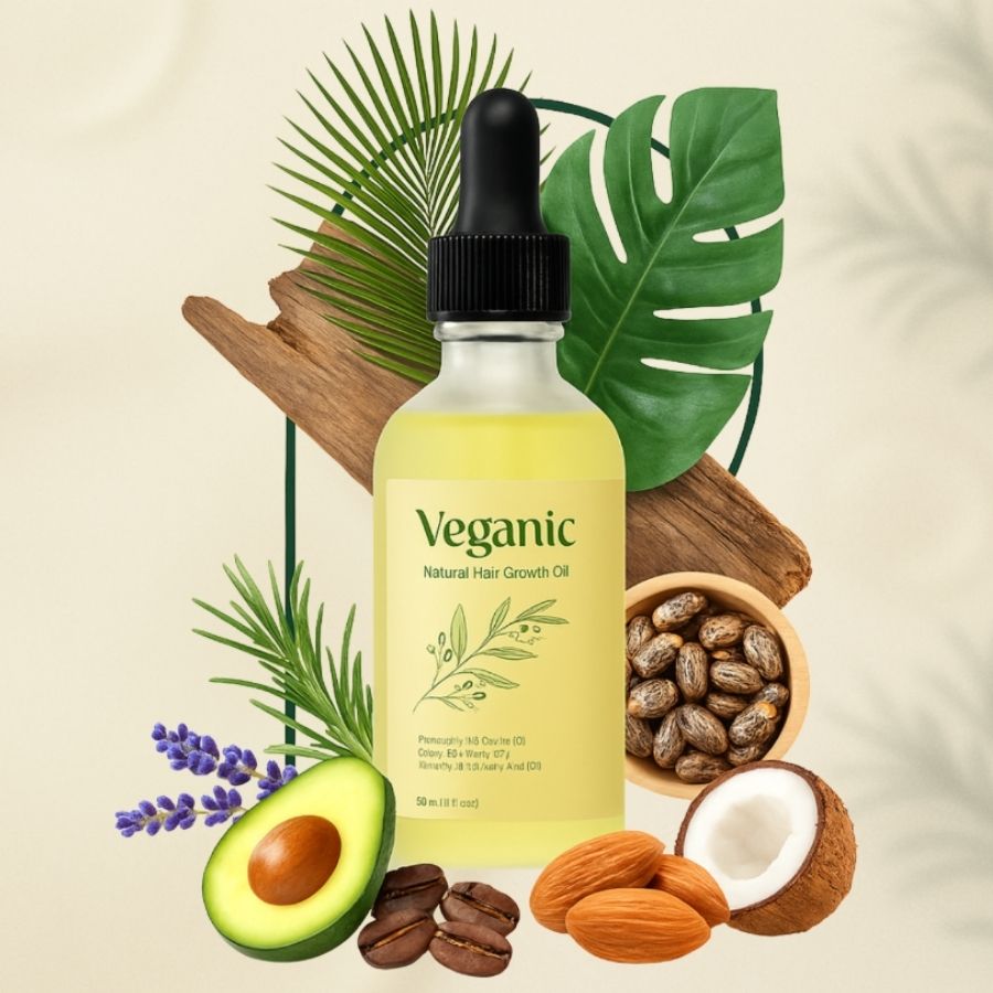 FloraHair™ | Vegansk Hårolja
