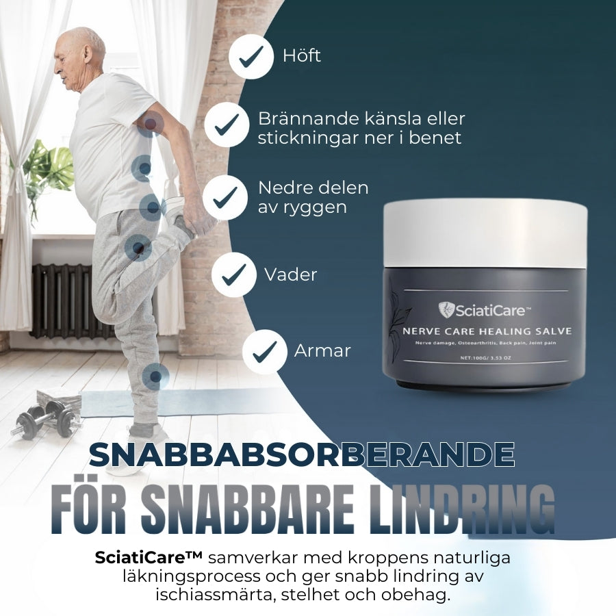 SciatiCare™ | Naturlig salva för nervlindring