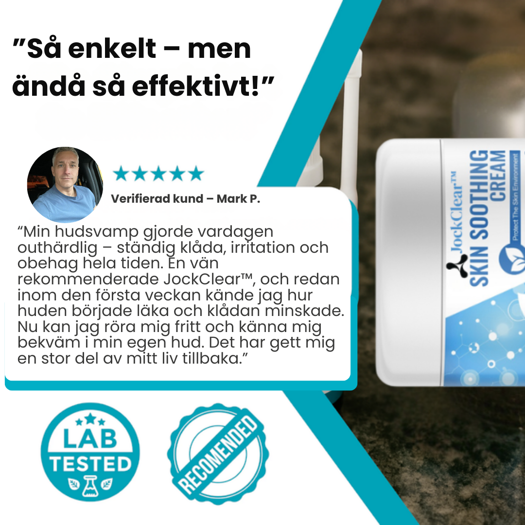 JockClear™ | Antifungal reparationskräm