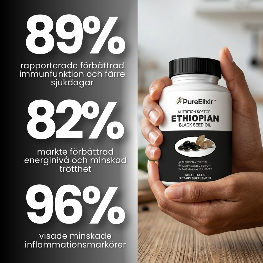 PureElixir™ | Näringskapslar med etiopisk svartkumminolja