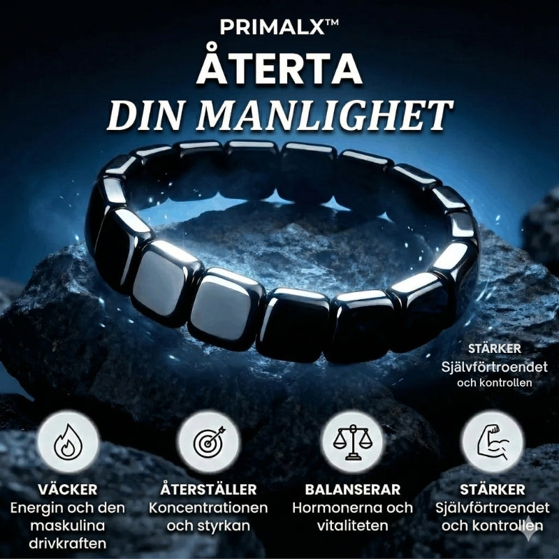 PrimalX™ | Hematitarmband