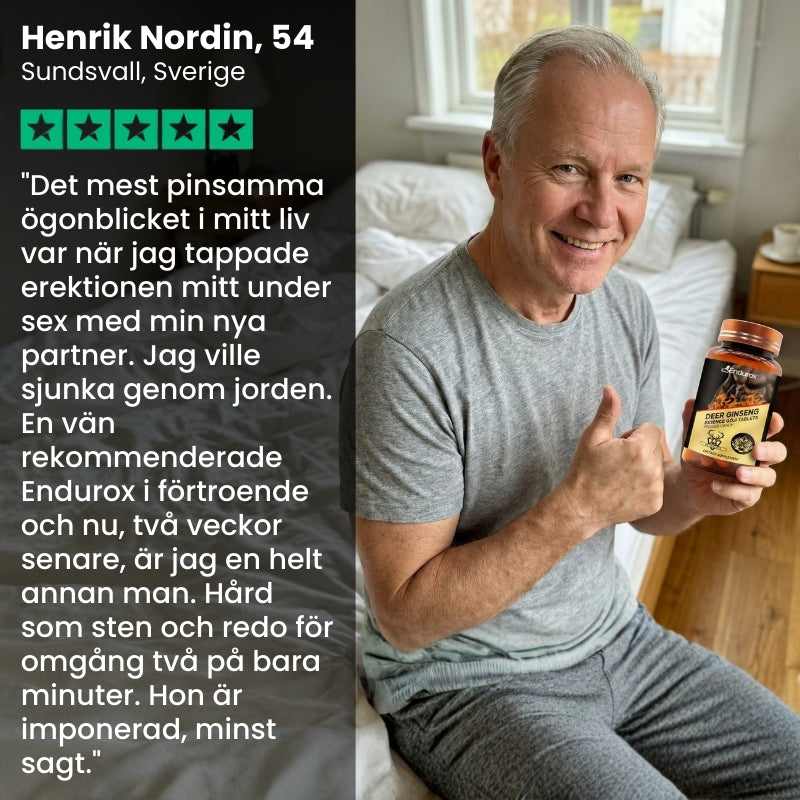 Endurox™ | 3-i-1-kapslar mot erektionsproblem