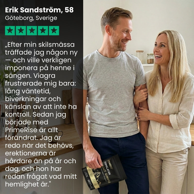 PrimeRise™ | 3-i-1 Superfood-tuggummin för manlig prestationan