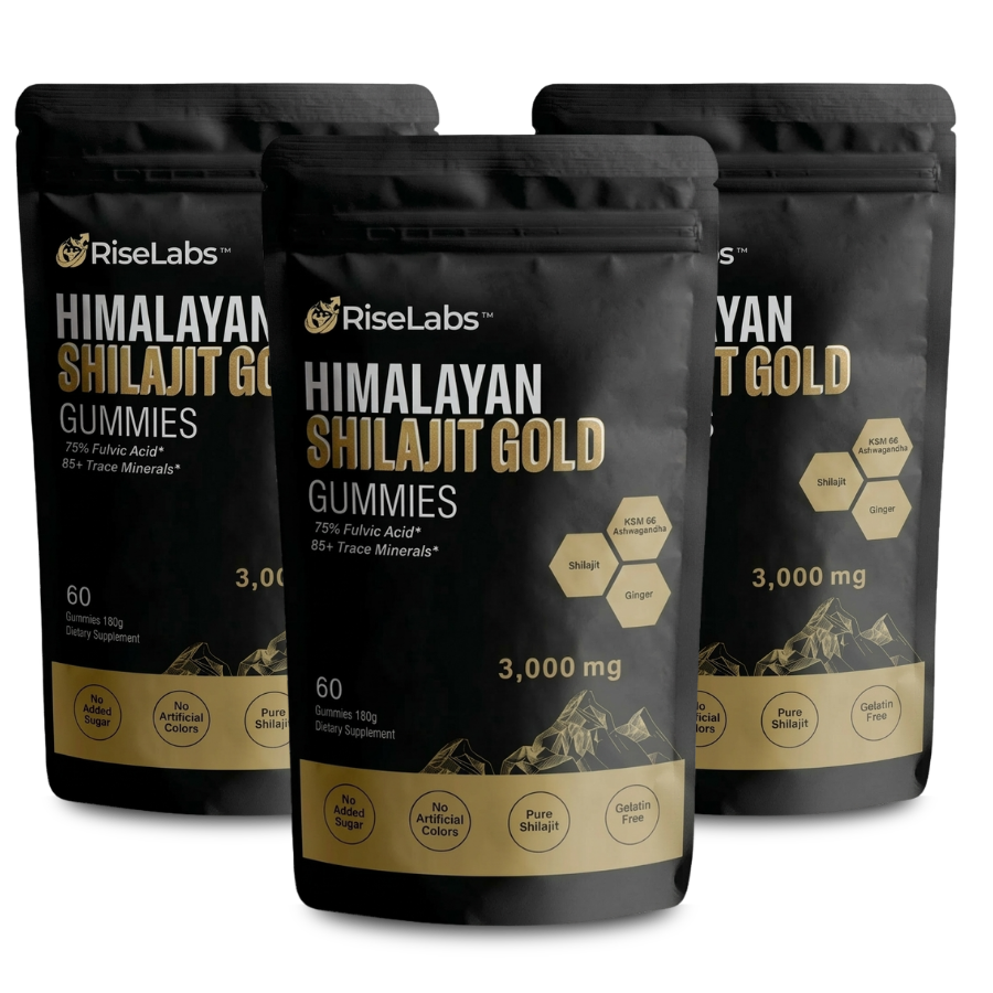 RiseLabs™ | Himalaya Shilajit-gummies för manlig vitalitet