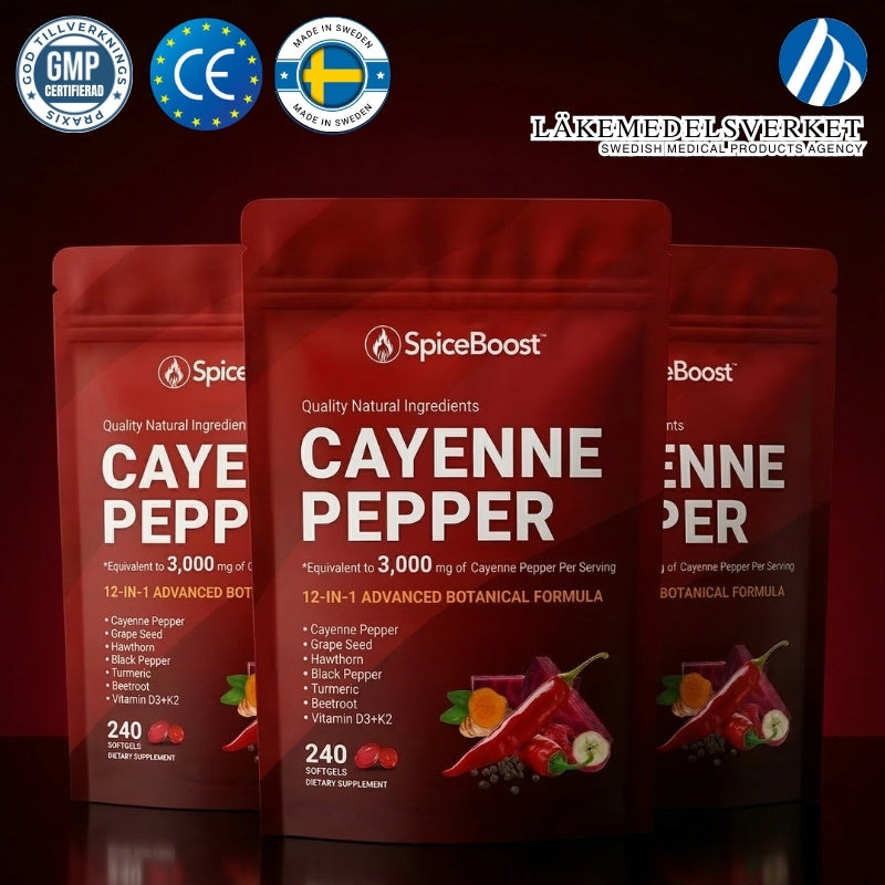 SpiceBoost™ | Koncentrerad cayennepeppar mot erektil dysfunktion