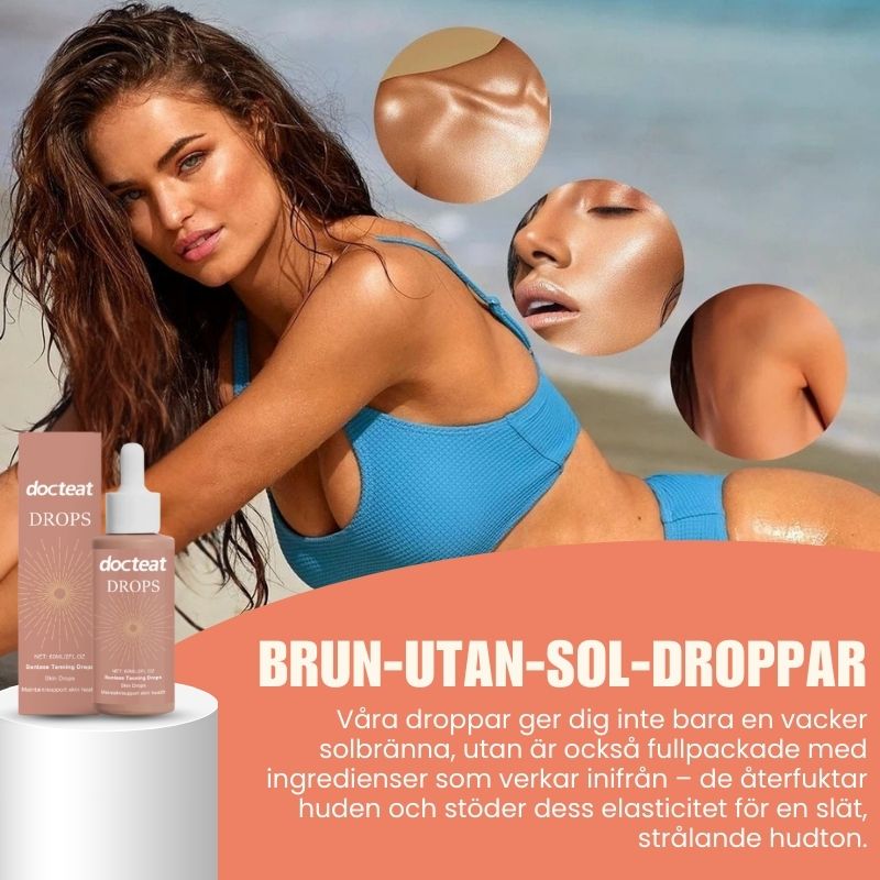 SolKysst™ | Drickbara solbrännedroppar