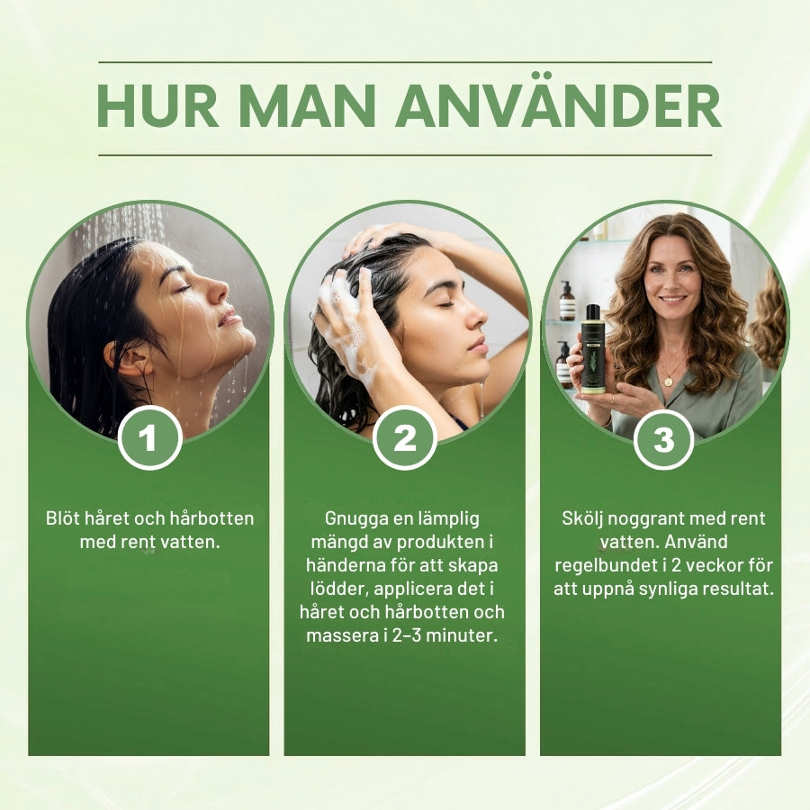 ReGrowth™ | Ekologiskt Rosmarinshampo för Hårväxt