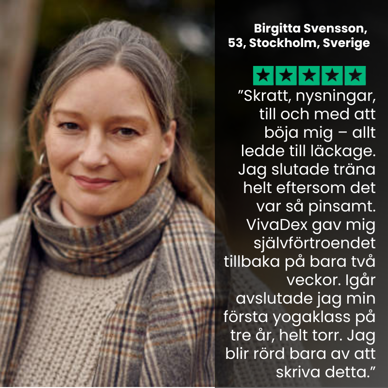 VivaDex™ | Kräm mot urininkontinens för kvinnor