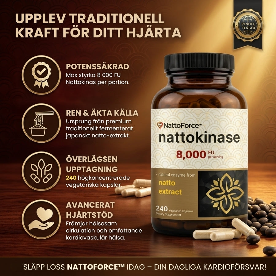 NattoForce™ | 8 000 FU Nattokinas-kapslar