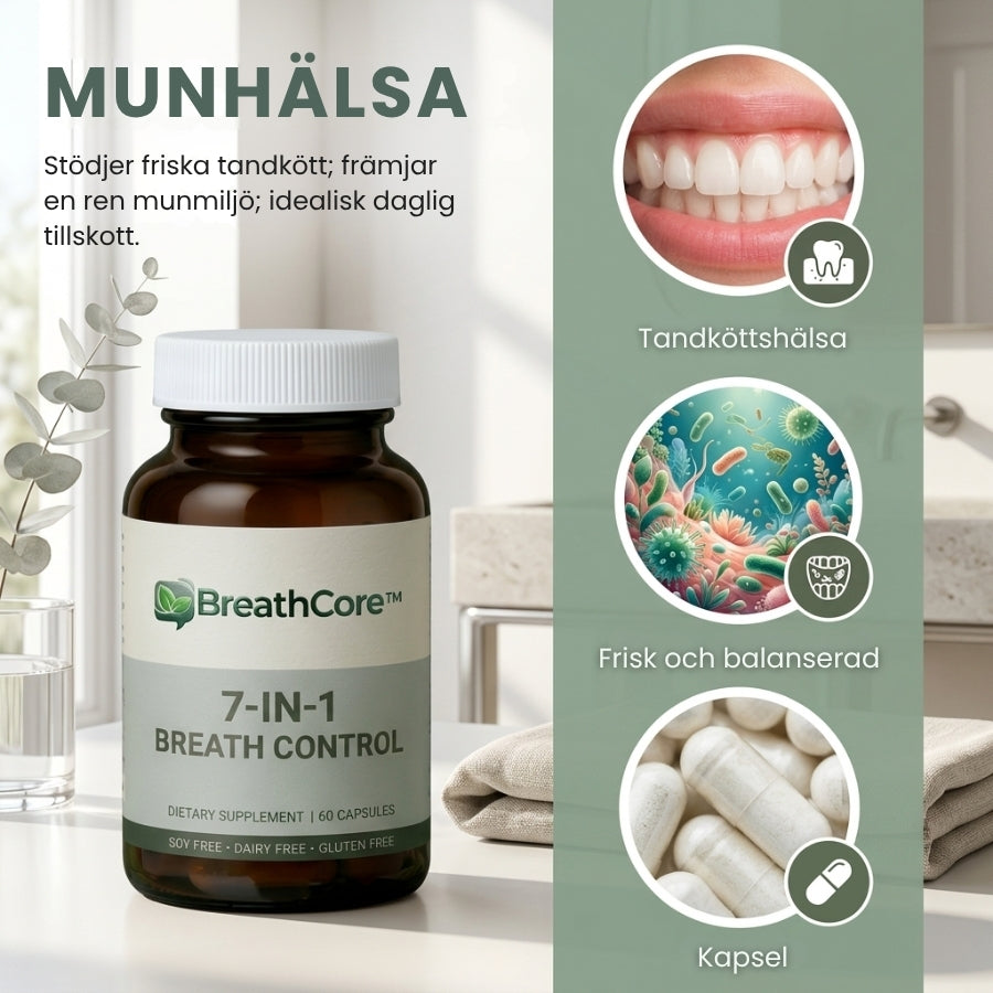 BreathCore™ | 7-i-1 avancerad formel för återställning av andedräkt