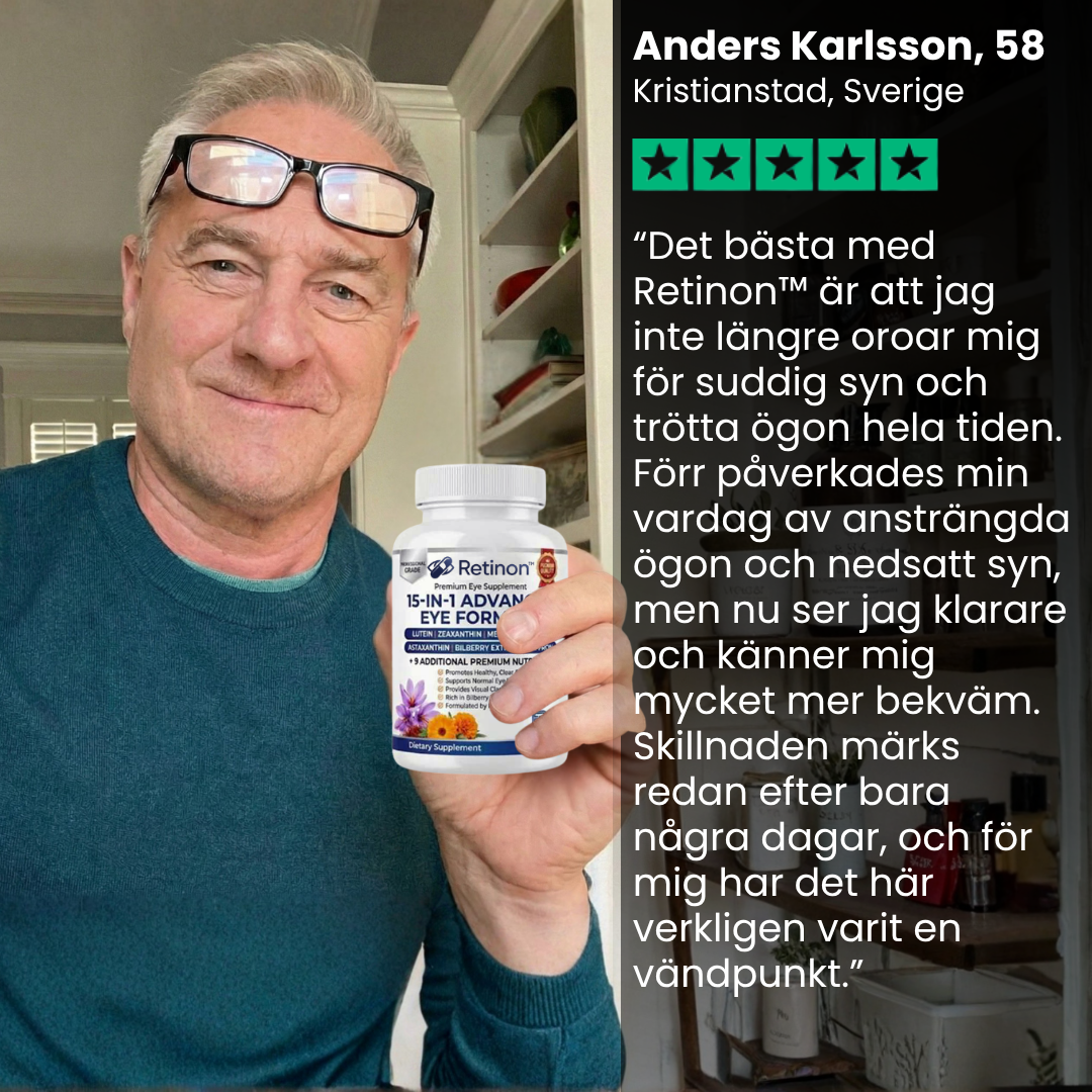Retinon™ | Kapsel mot suddig syn