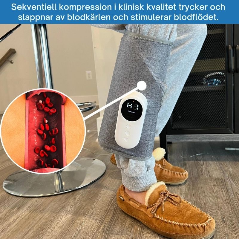 BenMassager™ | Eliminerar bensvullnad, smärta och kramper på bara några minuter!