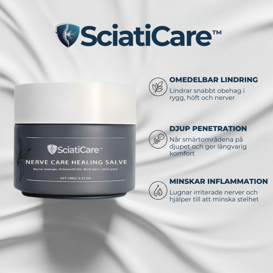 SciatiCare™ | Naturlig salva för nervlindring