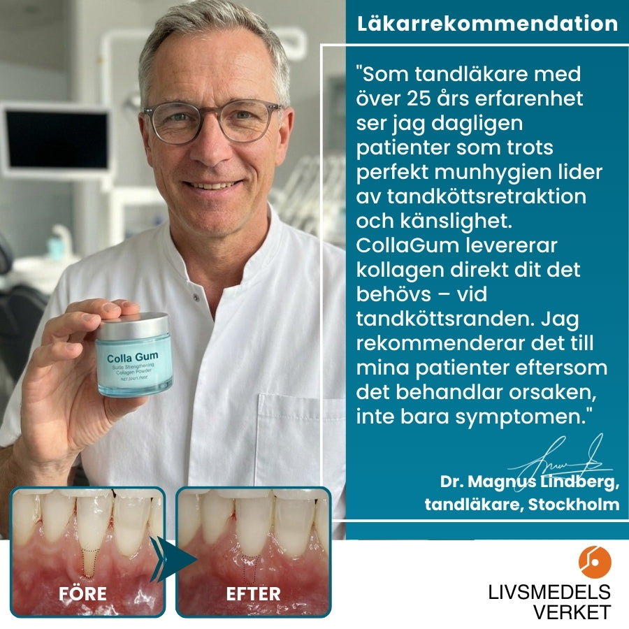 CollaGum™ | Kollagen-tandpulver