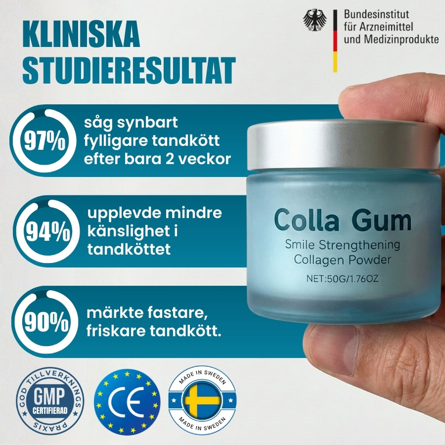 CollaGum™ | Kollagen-tandpulver