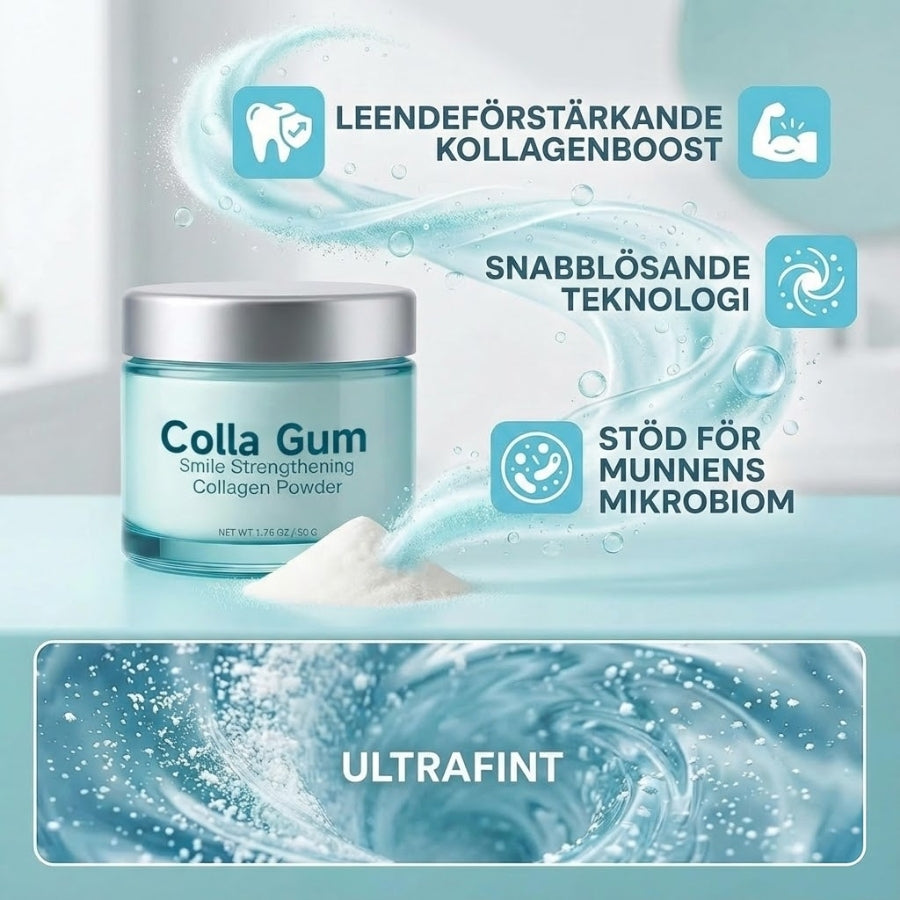 CollaGum™ | Kollagen-tandpulver