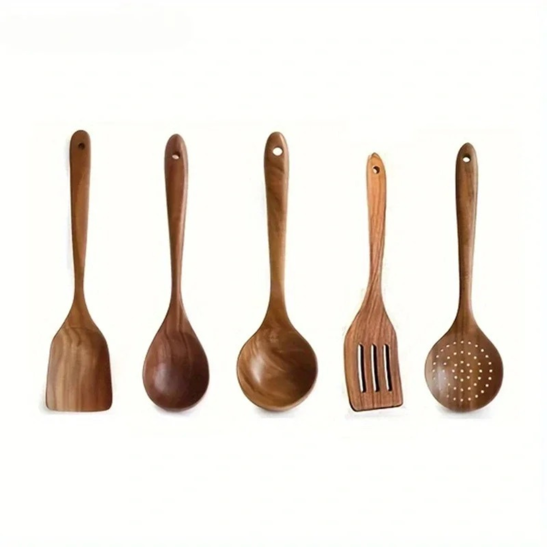 ChefCraft™ | Köksredskap set i valnöt (5 delar)