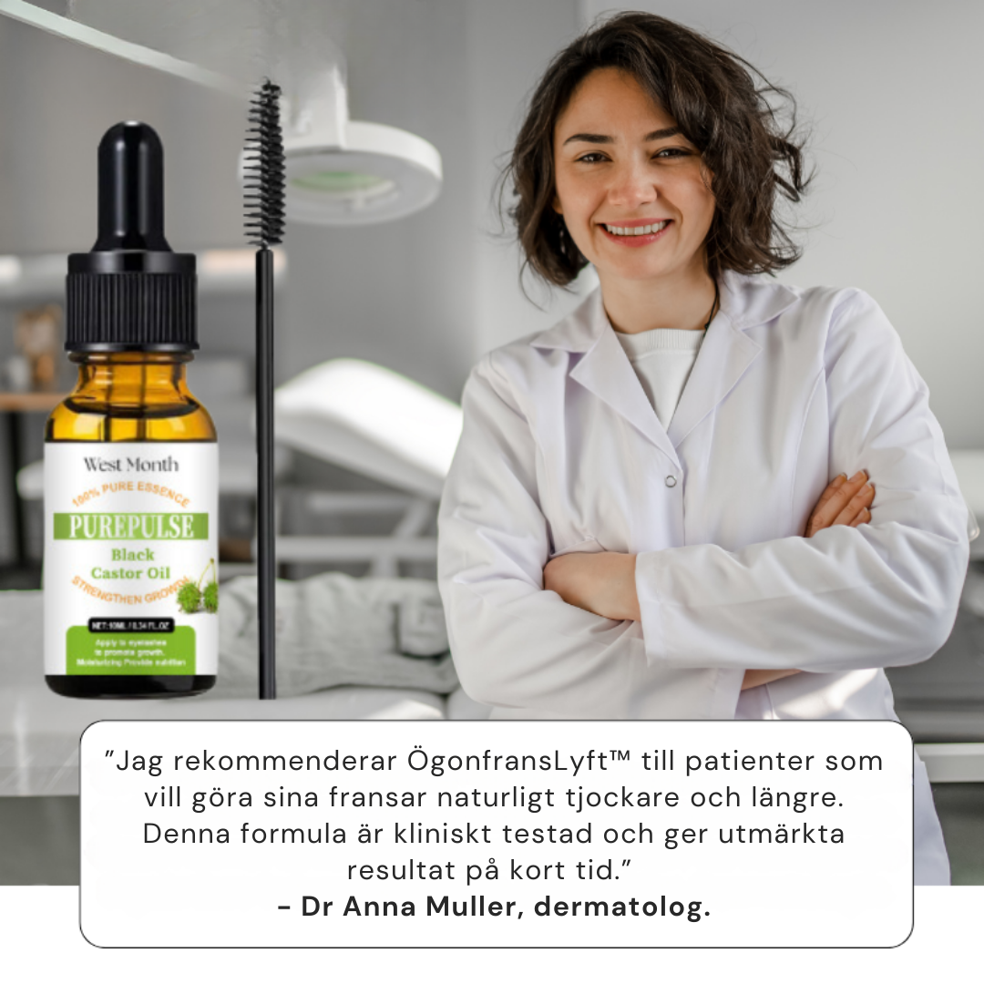 ÖgonfransLyft™ | Uppnå Tjocka och Vackra Ögonfransar på Bara 5 Dagar!