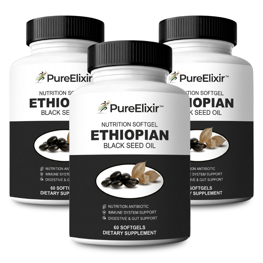 PureElixir™ | Näringskapslar med etiopisk svartkumminolja