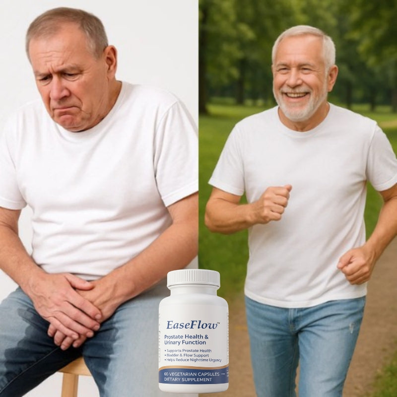 EaseFlow™ | 10-i-1 naturliga växtextrakt för prostatahälsa