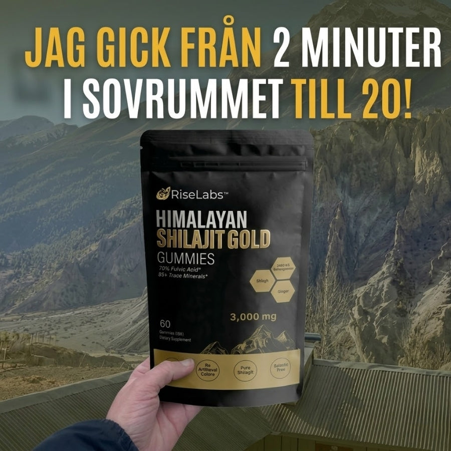 RiseLabs™ | Himalaya Shilajit-gummies för manlig vitalitet