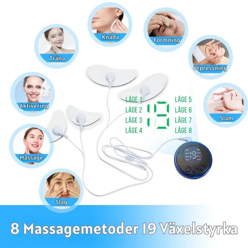 GlödLyft™ | EMS Ansiktslyftande Massager
